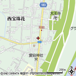 埼玉県春日部市西宝珠花111周辺の地図