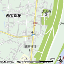 埼玉県春日部市西宝珠花111周辺の地図