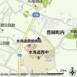 茨城県常総市豊岡町丙2932-2周辺の地図