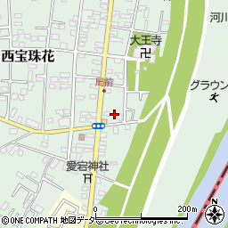埼玉県春日部市西宝珠花94周辺の地図