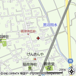 埼玉県白岡市篠津2114周辺の地図