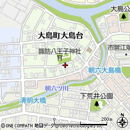 福井県福井市大島町大島台923周辺の地図
