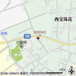 埼玉県春日部市西宝珠花290周辺の地図