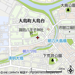 福井県福井市大島町大島台901周辺の地図