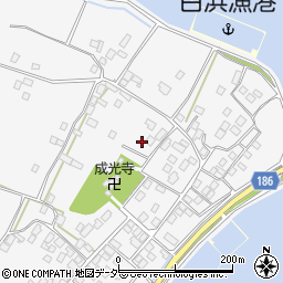 茨城県行方市白浜344周辺の地図