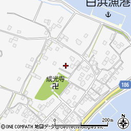 茨城県行方市白浜347周辺の地図