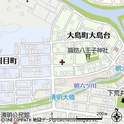 福井県福井市大島町大島台1109周辺の地図