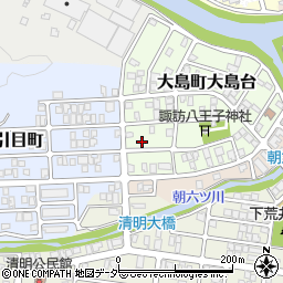 福井県福井市大島町大島台1110周辺の地図