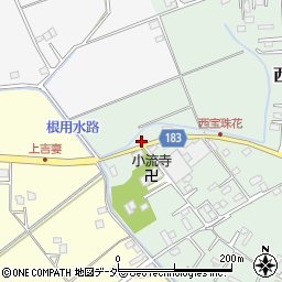 埼玉県春日部市西宝珠花321周辺の地図
