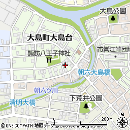 福井県福井市大島町大島台809周辺の地図