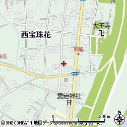 埼玉県春日部市西宝珠花127周辺の地図