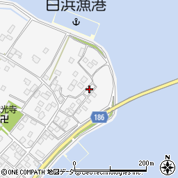茨城県行方市白浜311周辺の地図