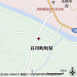 岐阜県高山市荘川町町屋76周辺の地図