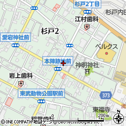 三井住友信託銀行杉戸支店周辺の地図