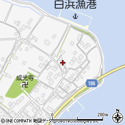 茨城県行方市白浜325周辺の地図