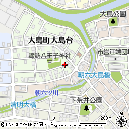 福井県福井市大島町大島台811周辺の地図