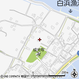 茨城県行方市白浜378周辺の地図