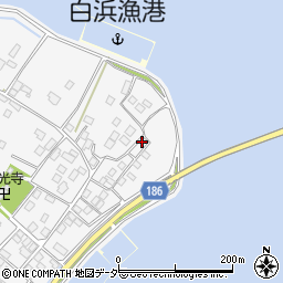茨城県行方市白浜310周辺の地図