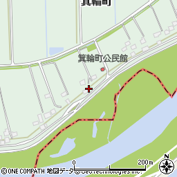 茨城県常総市箕輪町65周辺の地図