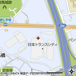 日本トランスシティ株式会社　東松山流通センタ周辺の地図