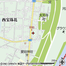 埼玉県春日部市西宝珠花106周辺の地図