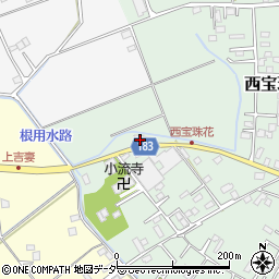 埼玉県春日部市西宝珠花318周辺の地図