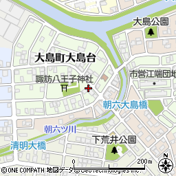 福井県福井市大島町大島台818周辺の地図
