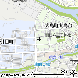 福井県福井市大島町大島台1115周辺の地図