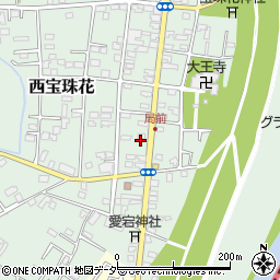 埼玉県春日部市西宝珠花112周辺の地図