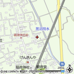 埼玉県白岡市篠津2112周辺の地図