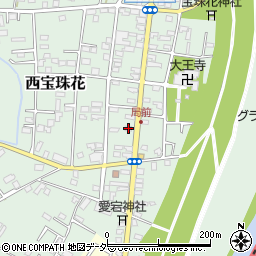 埼玉県春日部市西宝珠花113周辺の地図