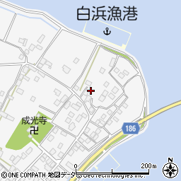 茨城県行方市白浜324周辺の地図