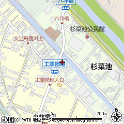 古畑産業六斗橋ＳＳ周辺の地図