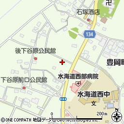 茨城県常総市豊岡町丙694-2周辺の地図