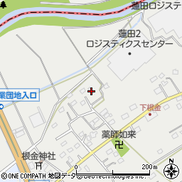 埼玉県蓮田市根金905周辺の地図