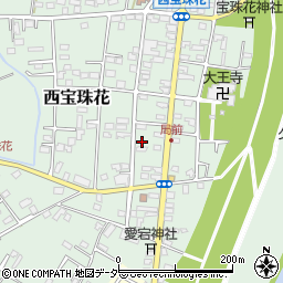 埼玉県春日部市西宝珠花125周辺の地図