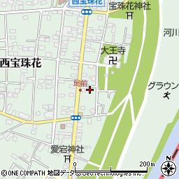 埼玉県春日部市西宝珠花96周辺の地図