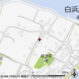 茨城県行方市白浜373周辺の地図