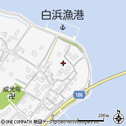 茨城県行方市白浜319周辺の地図