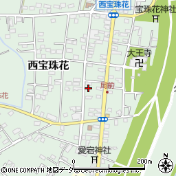 埼玉県春日部市西宝珠花124周辺の地図