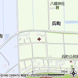 茨城県常総市兵町81周辺の地図