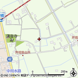 埼玉県春日部市芦橋73周辺の地図