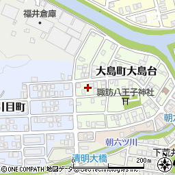 福井県福井市大島町大島台1216周辺の地図