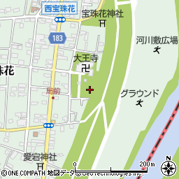 西宝珠花町通公園周辺の地図