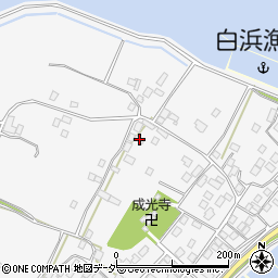 茨城県行方市白浜372周辺の地図