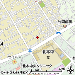 埼玉県北本市西高尾3丁目146周辺の地図