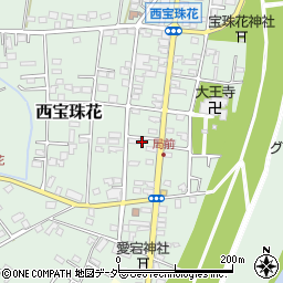 埼玉県春日部市西宝珠花115周辺の地図