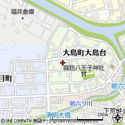 福井県福井市大島町大島台1219周辺の地図