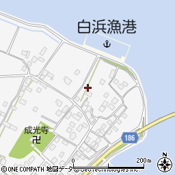 茨城県行方市白浜329周辺の地図