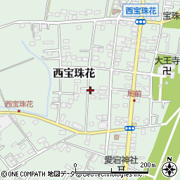 埼玉県春日部市西宝珠花446周辺の地図